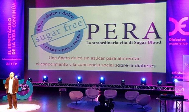 Presentación de la ópera en el Diabetes Experience Day